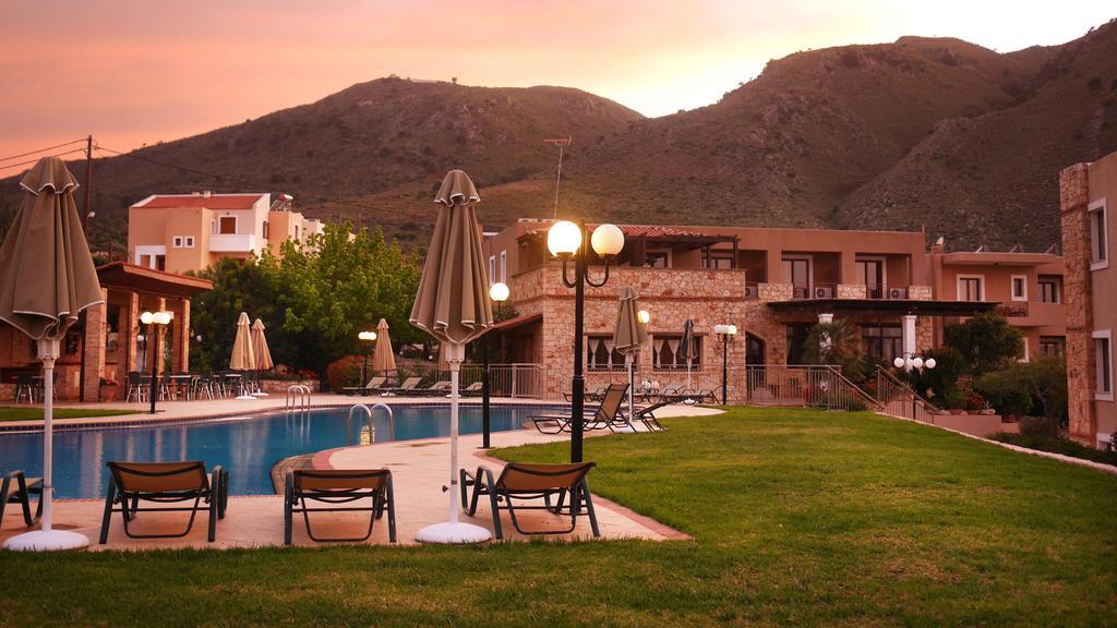 Areti Aparthotel Chrissi Akti Chania Exterior foto